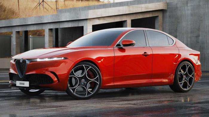 Με σχεδίαση α λα Tonale η νέα ηλεκτρική Alfa Romeo Giulia